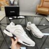 Chanel White & Grey Chunky Sneaker with Interlocking CC Logo