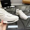 Chanel White & Grey Chunky Sneaker with Interlocking CC Logo