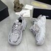 Chanel Silver Metallic Chunky Sneaker with Mesh and CC Logo