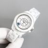 sy_no_E8EAE570DB6E5DB454BAC616B7527CBA_2 CHANEL J12 series 50 meter waterproof watch quartz movement ceramic strap white