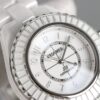 sy_no_E8EAE570DB6E5DB454BAC616B7527CBA_3 CHANEL J12 series 50 meter waterproof watch quartz movement ceramic strap white