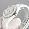 sy_no_E8EAE570DB6E5DB454BAC616B7527CBA_5 CHANEL J12 series 50 meter waterproof watch quartz movement ceramic strap white