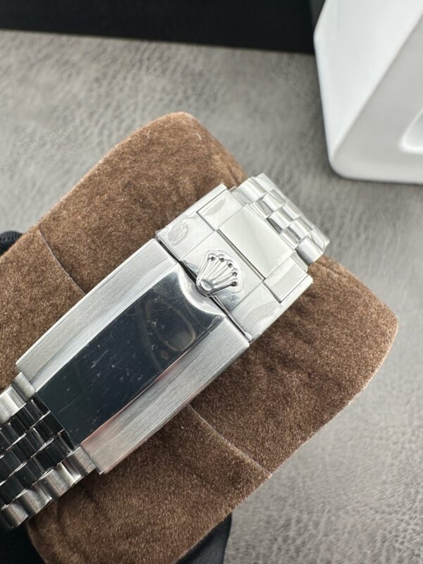 sy_no_E90793258B21E6AD484B1E3E63CA6D95_8 ROLEX Rolex Greenwich II Pepsi Circle Mechanical Movement Black Dial Oyster Steel Strap
