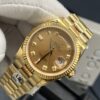 sy_no_EB546D8047DDCF31ED926329F8C71EEF_2 ROLEX Rolex Dog Tooth Crown Datejust Sunday Ref. 116281 with Gold Dial and 18ct Gold Case