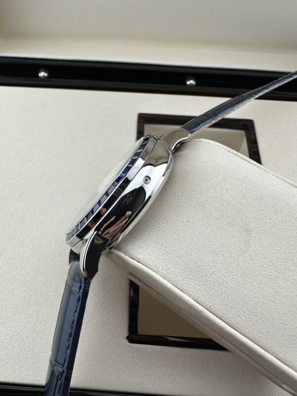 sy_no_EB5B7CD66093CE2A7F493B4EA6B4F0D2_5 Patek Philippe Super Complex Function Timepiece Series Automatic Mechanical Movement Blue Dial Platinum Case Crocodile Leather Strap
