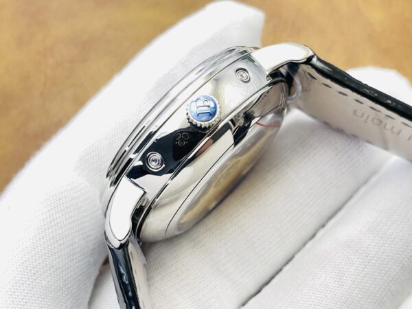sy_no_EB6F86BCD9E4C2CB3466F551713FAC97_4 BLANCPEIN Classic Series Automatic Mechanical Movement Date Display Week Display Month Display Men's Watch Swiss Watch 40mm Silver Dial Steel Case