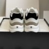 sy_no_EC081D71F35F0D9A4A96AA655C58141D_6 Chanel White and Khaki Mixed Material Low-Top Sneaker with Black Accents and CC Logo