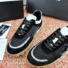 sy_no_ED6C82B08B698F15D76ADE6D4D19472C_5 Chanel Black & White Low-Top Sneaker with Suede & Mesh Detailing