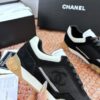 sy_no_ED6C82B08B698F15D76ADE6D4D19472C_6 Chanel Black & White Low-Top Sneaker with Suede & Mesh Detailing