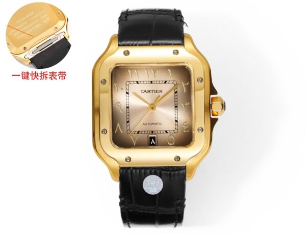 Cartier Shandushi series manual mechanical movement 30 meter waterproof men's watch Swiss watch
