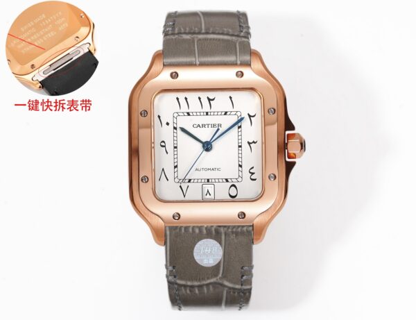 Cartier Shandushi series manual mechanical movement 30 meter waterproof men's watch Swiss watch