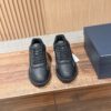 sy_no_EFCCA947F1C5395B395207BD3CDE3890_1 Dior All Black Embossed Oblique Leather Low Sneaker