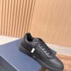 sy_no_EFCCA947F1C5395B395207BD3CDE3890_3 Dior All Black Embossed Oblique Leather Low Sneaker