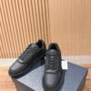 sy_no_EFCCA947F1C5395B395207BD3CDE3890_4 Dior All Black Embossed Oblique Leather Low Sneaker