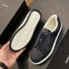 sy_no_F049249A09EE5A409A91387AF6B6D9B4_8 Saint Laurent Navy Blue Pebble-Leather SL61 White-Sole Low-Top Sneaker