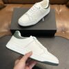 sy_no_F0555D270BF62D313E2372E7BB1F586A_4 Saint Laurent White-Green Pebble-Leather Low-Top Sneaker
