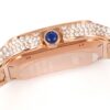 sy_no_F0AF8FA77268688E77A19550D2EDBD2B_8 Cartier Santos Leather Strap Full Diamond Mechanical Men's Watch