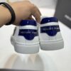 Philipp Plein White Grain-Leather Hexagon-Logo Low-Top Sneaker