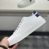 Philipp Plein White Grain-Leather Hexagon-Logo Low-Top Sneaker