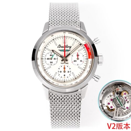 sy_no_F55CB8FB43EA535D779F15ECEE132FB7_0 BREITLING Breitling TOP TIME series automatic mechanical movement men's watch Swiss watch stainless steel strap