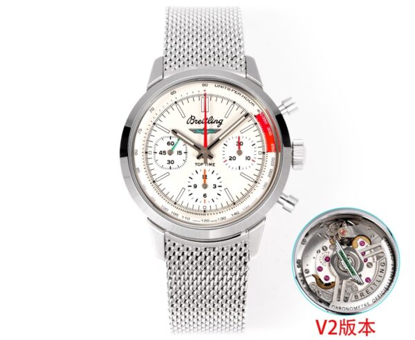 sy_no_F55CB8FB43EA535D779F15ECEE132FB7_0 BREITLING Breitling TOP TIME series automatic mechanical movement men's watch Swiss watch stainless steel strap