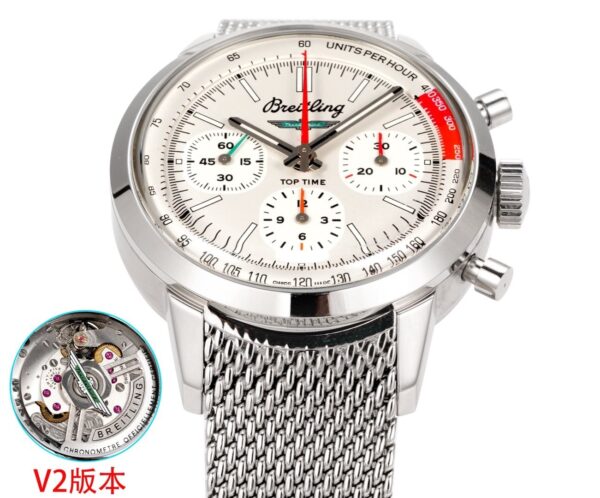 sy_no_F55CB8FB43EA535D779F15ECEE132FB7_2 BREITLING Breitling TOP TIME series automatic mechanical movement men's watch Swiss watch stainless steel strap