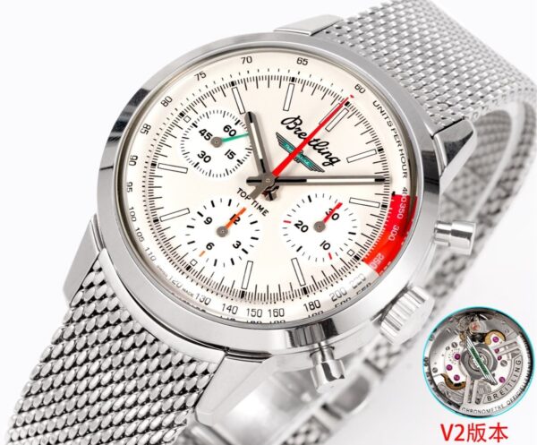sy_no_F55CB8FB43EA535D779F15ECEE132FB7_3 BREITLING Breitling TOP TIME series automatic mechanical movement men's watch Swiss watch stainless steel strap
