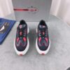 sy_no_F56876A4EF4DE916A6A40EA78C80433A_0 Prada Navy Red Mesh Chunky Dad Sneaker