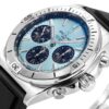 sy_no_F5B880C9D690DD8FEF5B3F223CD2CFC6_2 BREITLING Breitling mechanical timing series automatic mechanical movement three eye timing sports men's watch Swiss watch 42mm blue dial stainless steel case rubber strap