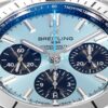 sy_no_F5B880C9D690DD8FEF5B3F223CD2CFC6_4 BREITLING Breitling mechanical timing series automatic mechanical movement three eye timing sports men's watch Swiss watch 42mm blue dial stainless steel case rubber strap