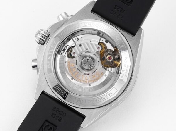 sy_no_F5B880C9D690DD8FEF5B3F223CD2CFC6_7 BREITLING Breitling mechanical timing series automatic mechanical movement three eye timing sports men's watch Swiss watch 42mm blue dial stainless steel case rubber strap