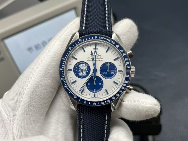 Omega Super Series Heritage Watch Snoopy Award Manual Mechanical Movement 50m Waterproof Men's Watch Swiss Watch
