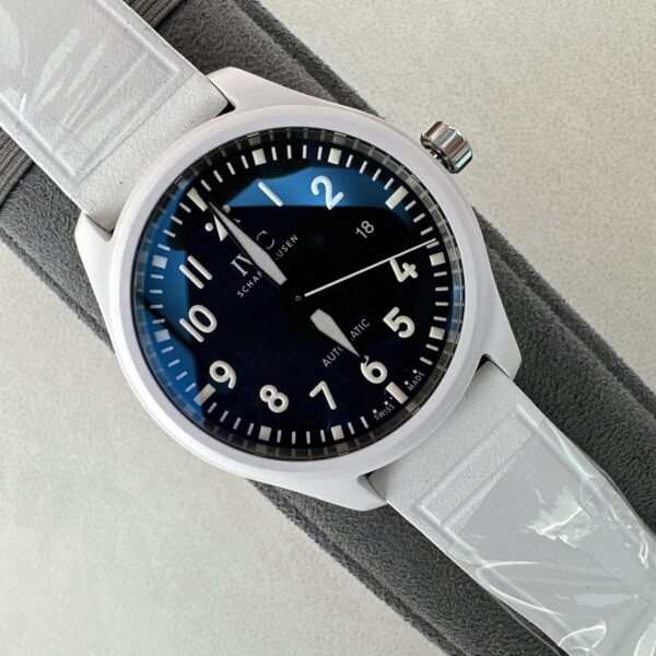 sy_no_F61E88B88206288243309013C1E72E4B_2 IWC Pilot Series Automatic Mechanical Movement 100m Waterproof Unisex Swiss Watch 41mm Black Dial Ceramic Case Rubber Strap