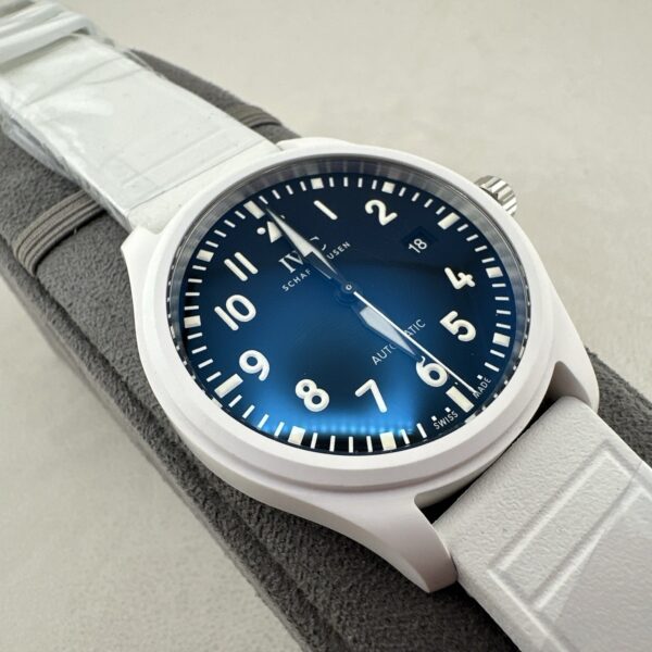 sy_no_F61E88B88206288243309013C1E72E4B_5 IWC Pilot Series Automatic Mechanical Movement 100m Waterproof Unisex Swiss Watch 41mm Black Dial Ceramic Case Rubber Strap