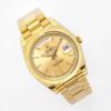 sy_no_F65D8597DED0C75ADC125EC4204EE461_2 ROLEX Rolex Dog Tooth Ring Weekly Calendar Automatic Mechanical Movement 100m Waterproof Date Display Swiss Watch 36mm Gold Dial Gold Strap