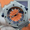 AUDEMARS PIGUET Audemars Piguet Royal Oak Offshore Series Automatic Mechanical Movement 300m Waterproof Men's Watch Swiss Watch Orange Dial Stainless Steel Case Rubber Strap