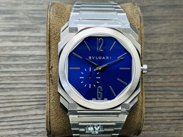 sy_no_F703509EF0D246159F155192088AD6E8_0 BVLGARI OCTO watch with automatic mechanical movement and stainless steel strap