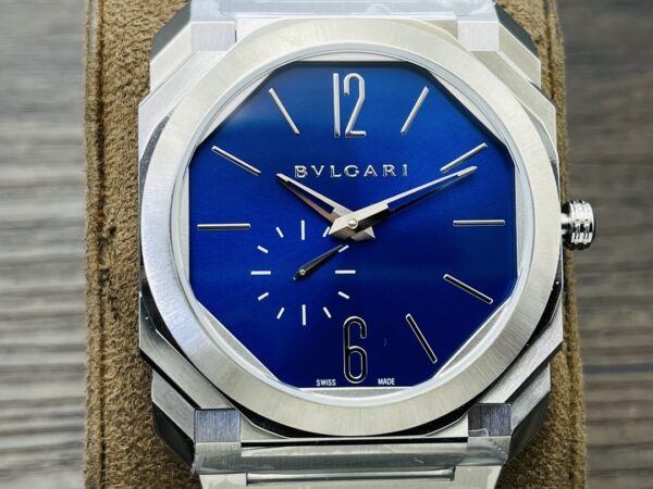 sy_no_F703509EF0D246159F155192088AD6E8_3 BVLGARI OCTO watch with automatic mechanical movement and stainless steel strap