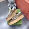 sy_no_F74A1FFDB10BE061170E609FE38E5C44_0 Gucci MAC8 GG Canvas & Brown Leather Sneaker