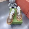 sy_no_F74A1FFDB10BE061170E609FE38E5C44_2 Gucci MAC8 GG Canvas & Brown Leather Sneaker