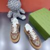 sy_no_F74A1FFDB10BE061170E609FE38E5C44_3 Gucci MAC8 GG Canvas & Brown Leather Sneaker