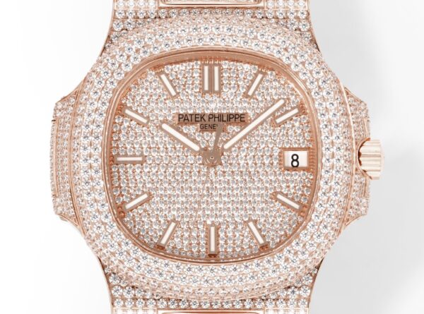 sy_no_F79DA3E3F9F79CB89AB8A02D0BD595FF_1 Patek Philippe Sporty Elegance NAUTILUS Series Nautilus Automatic Mechanical Movement Gold Dial Gold Strap