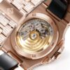 sy_no_F79DA3E3F9F79CB89AB8A02D0BD595FF_7 Patek Philippe Sporty Elegance NAUTILUS Series Nautilus Automatic Mechanical Movement Gold Dial Gold Strap