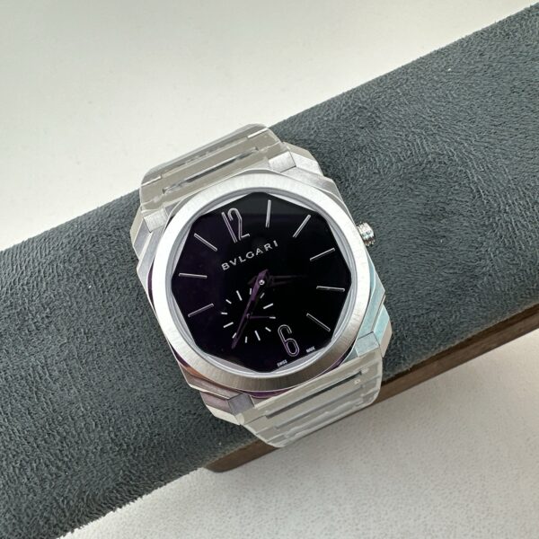 sy_no_F87055CE46C8041426A4007435FD85ED_3 BVLGARI OCTO watch with automatic mechanical movement and stainless steel strap