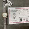 Cartier London series quartz movement, 30 meter waterproof women's watch, Swiss watch, white dial, steel case, crocodile leather strap