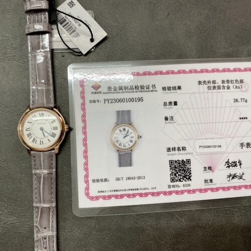 sy_no_F896C6849C748ECBF17DD7E654F996F1_0 Cartier London series quartz movement, 30 meter waterproof women's watch, Swiss watch, white dial, steel case, crocodile leather strap