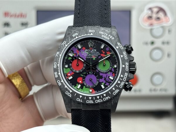 sy_no_F8F783FAE4E4159578AAEFFDDD33600F_0 HEH Carbon Fiber Diw Modified Customized R74 Rolex ROLEX Daytona Series