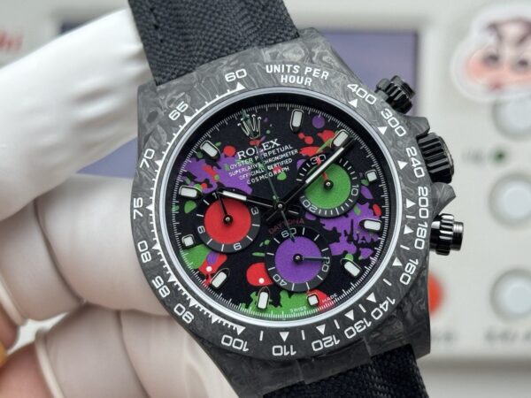 sy_no_F8F783FAE4E4159578AAEFFDDD33600F_3 HEH Carbon Fiber Diw Modified Customized R74 Rolex ROLEX Daytona Series