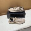 Prada Khaki Gathered Nylon Retro Trainer