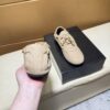 Prada Khaki Gathered Nylon Retro Trainer
